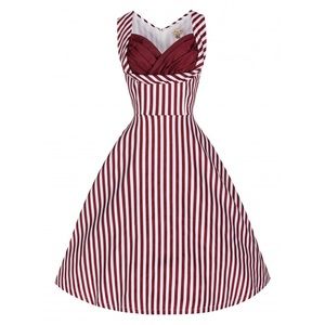 Pinup Ophelia Candy Stripe Dress